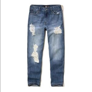 High-rise Girlfriend Jeans